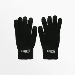 CapelliSport ACCESSORIES ADULT BRANDED KNIT GLOVE WITH 3 FINGER TOUCH