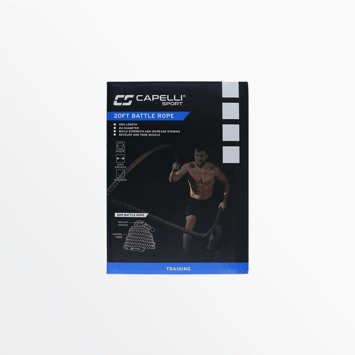 654e9b_3ec6914e21714eb0a9893f2792a298a7_mv2_57f708ed-930d-4f29-8251-8e4e6e0b391d.jpg CapelliSport 20FT BATTLE ROPE