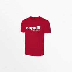 Capellisport.com MEN'S LOGO CREW NECK TEE TOPS
