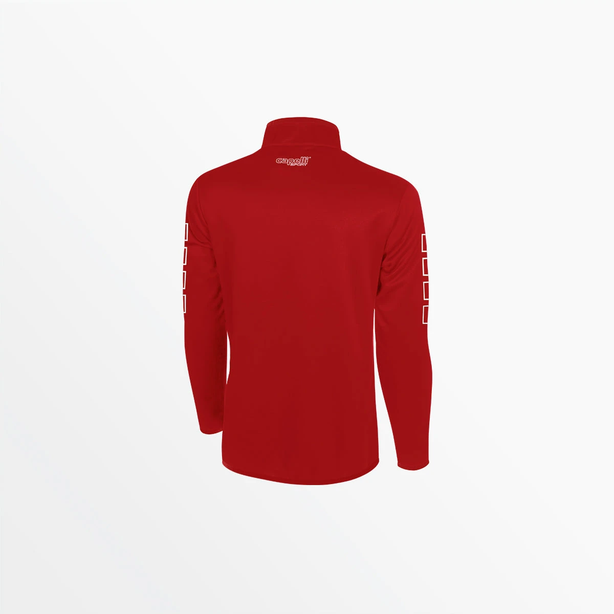 AGA-1601XREDWHITEBK.jpg CapelliSport MEN'S SPARROW 1/4 ZIP TRAINING TOP TOPS