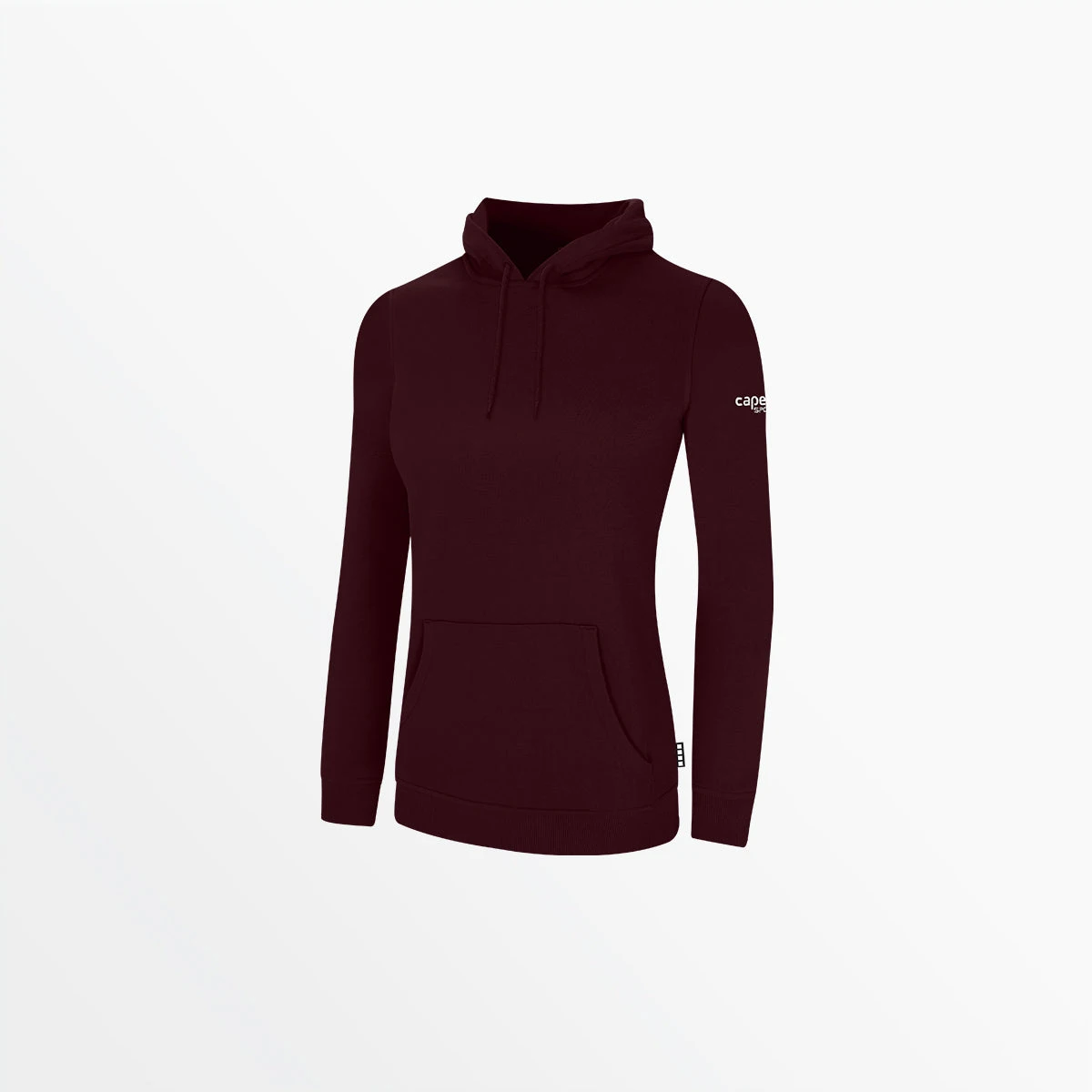 AGA-2054-1_MAROON_WHITE.jpg CapelliSport WOMEN'S BASICS FLEECE PULLOVER HOODIE