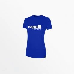 Capellisport.com WOMEN’S LOGO TEE W OVERSIZED CENTER LOGO TOPS