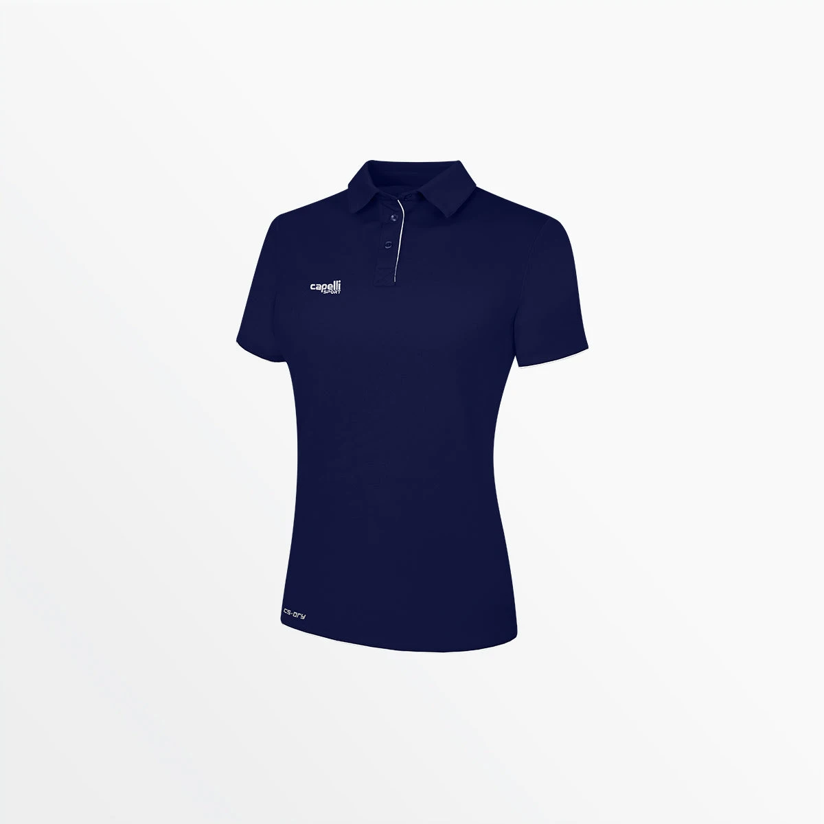 AGA-2109X-1_NAVY_WHITE.jpg CapelliSport TOPS WOMEN'S BASICS I POLY POLO