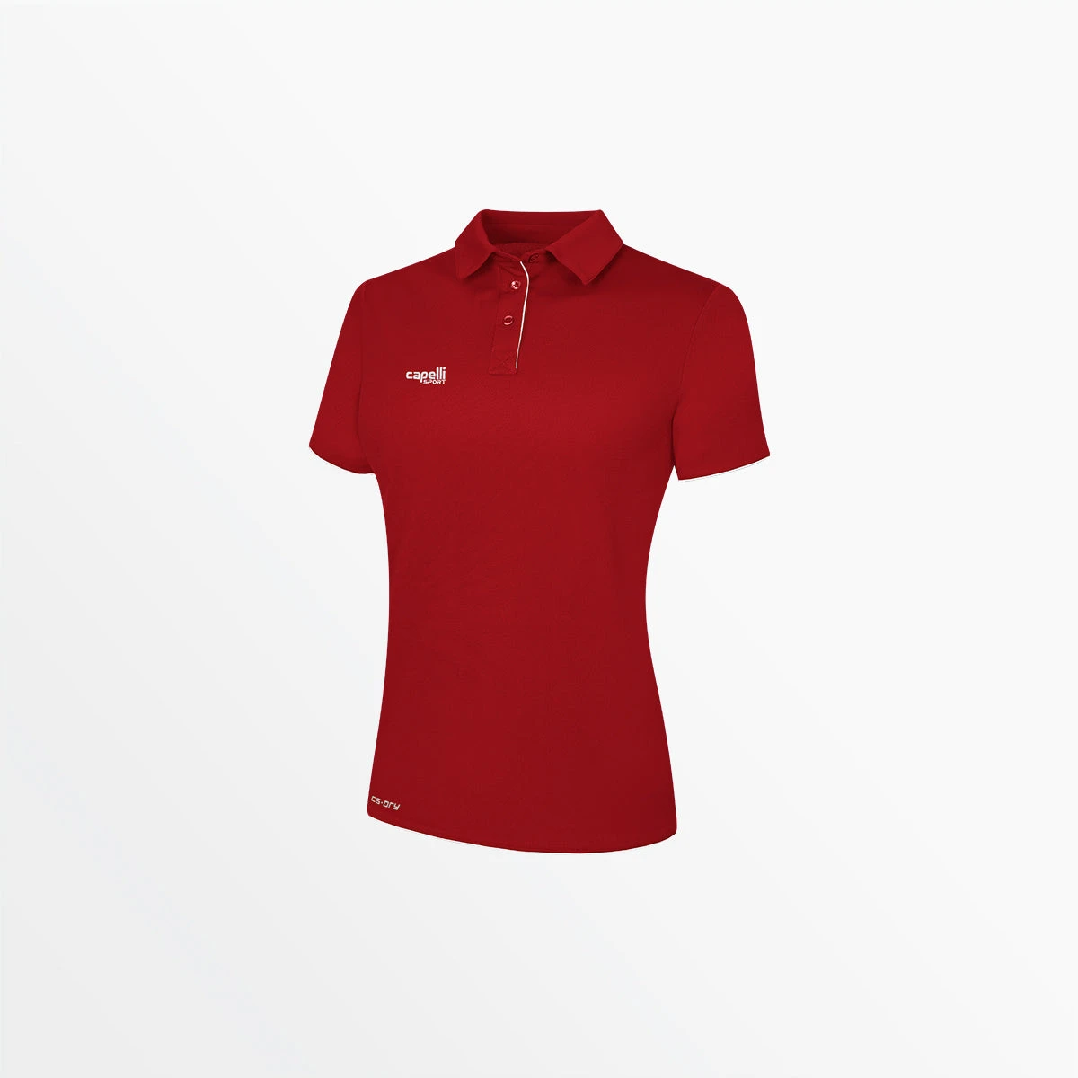 AGA-2109X-1_RED_WHITE.jpg CapelliSport TOPS WOMEN'S BASICS I POLY POLO