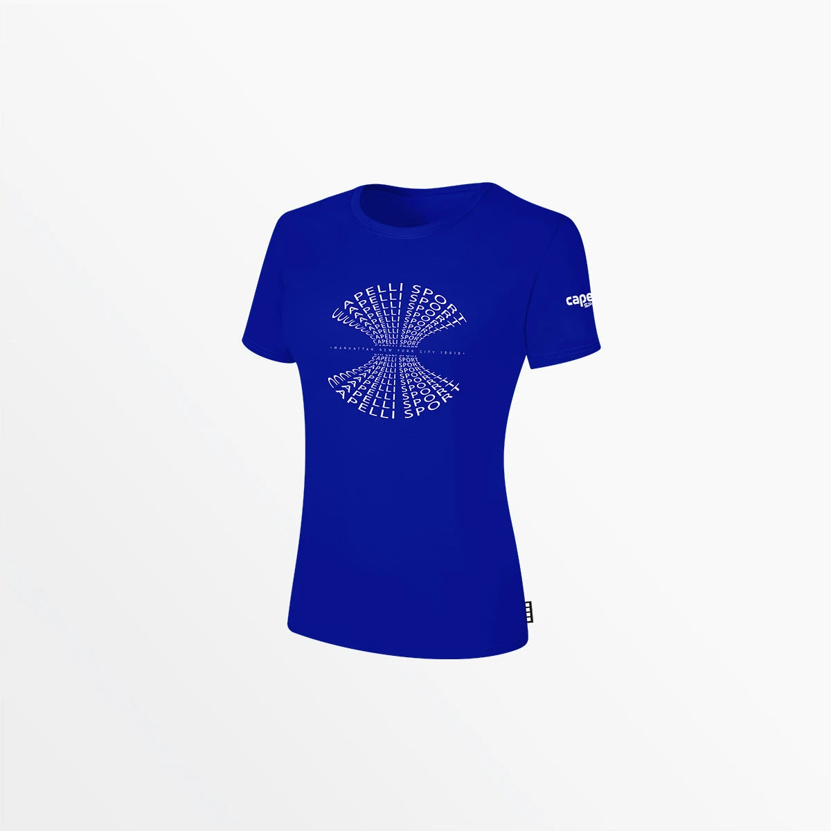 AGA-2173-1_CSP-1024_ROYAL_BLUE_WHITE.jpg CapelliSport TOPS NY BURST - WOMEN'S SHORT SLEEVE TEE SHIRT