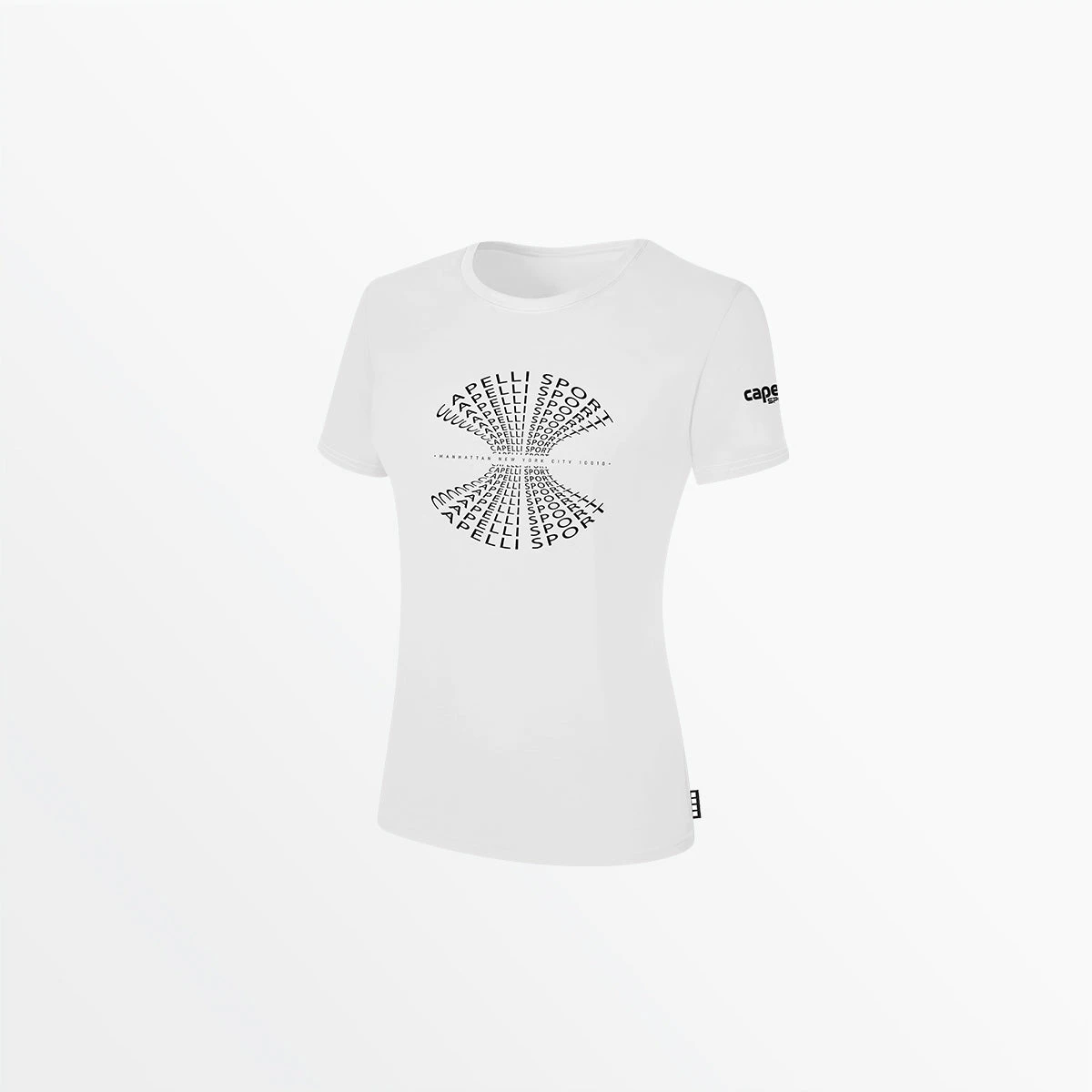 AGA-2173-1_CSP-1024_WHITE_BLACK.jpg CapelliSport TOPS NY BURST - WOMEN'S SHORT SLEEVE TEE SHIRT