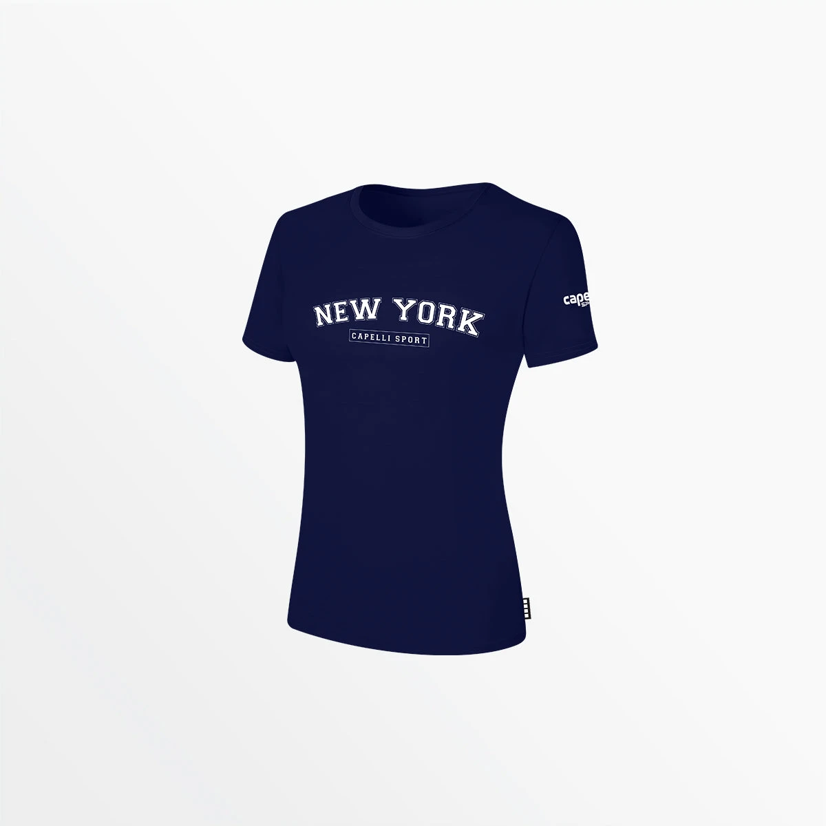 AGA-2173-1_CSP-1026_NAVY_WHITE.jpg CapelliSport NY CLASSIC - WOMEN'S SHORT SLEEVE TEE SHIRT