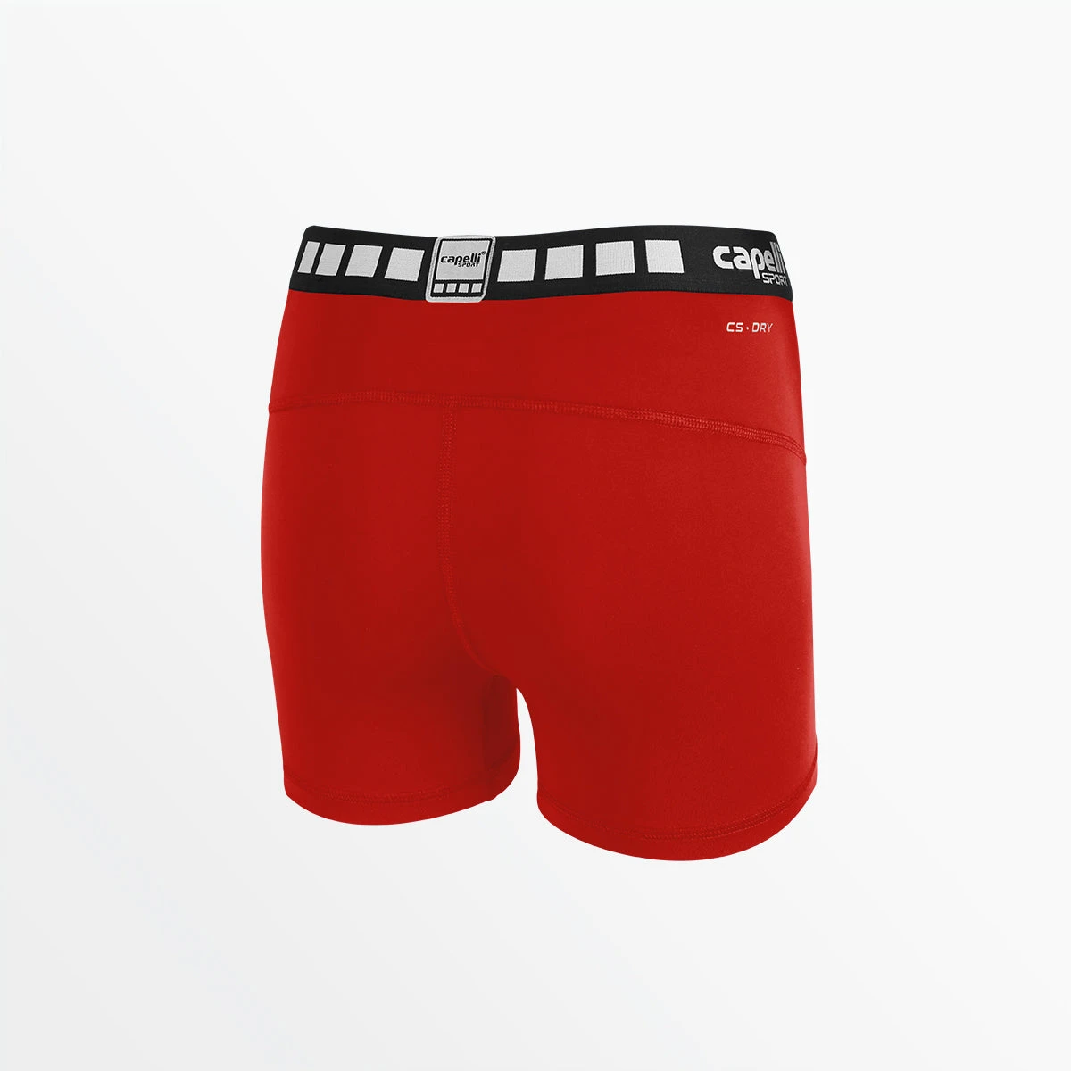 AGA-2315REDWHITEBK.jpg CapelliSport BOTTOMS WOMEN'S 5" PERFORMANCE SHORTS