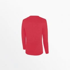 Capellisport.com TOPS WOMEN'S LIFESTYLE V-NECK LONG SLEEVE POLY TEE