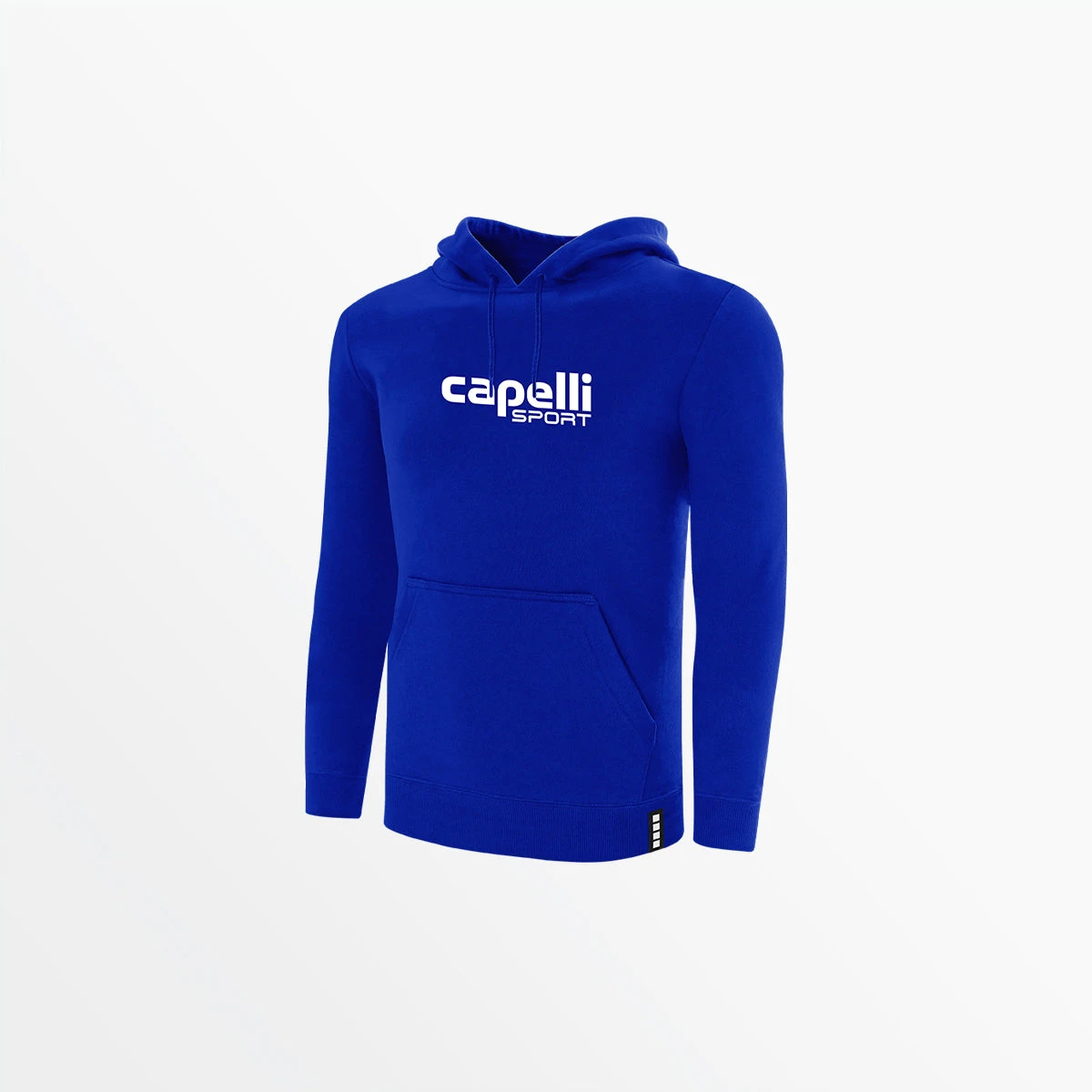 AGA-3431ROYALBLUEWHITE.jpg Capellisport.com TOPS MEN'S LOGO FLEECE RAGLAN PULLOVER HOODIE