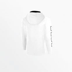 Capellisport.com YOUTH LIFESTYLE FLEECE HOODIE WITH LOGO AND 4 CUBE SLEEVES