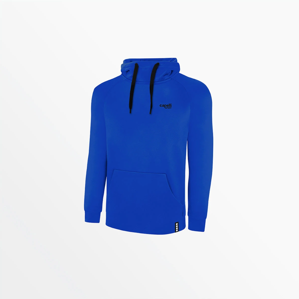 AGA-3481LFSROYALBLUEBLACK.jpg Capellisport.com TOPS MEN'S LIFESTYLE THERMA FLEECE PULLOVER HOODIE