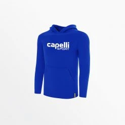 Capellisport.com YOUTH LOGO FLEECE PULLOVER HOODIE TOPS