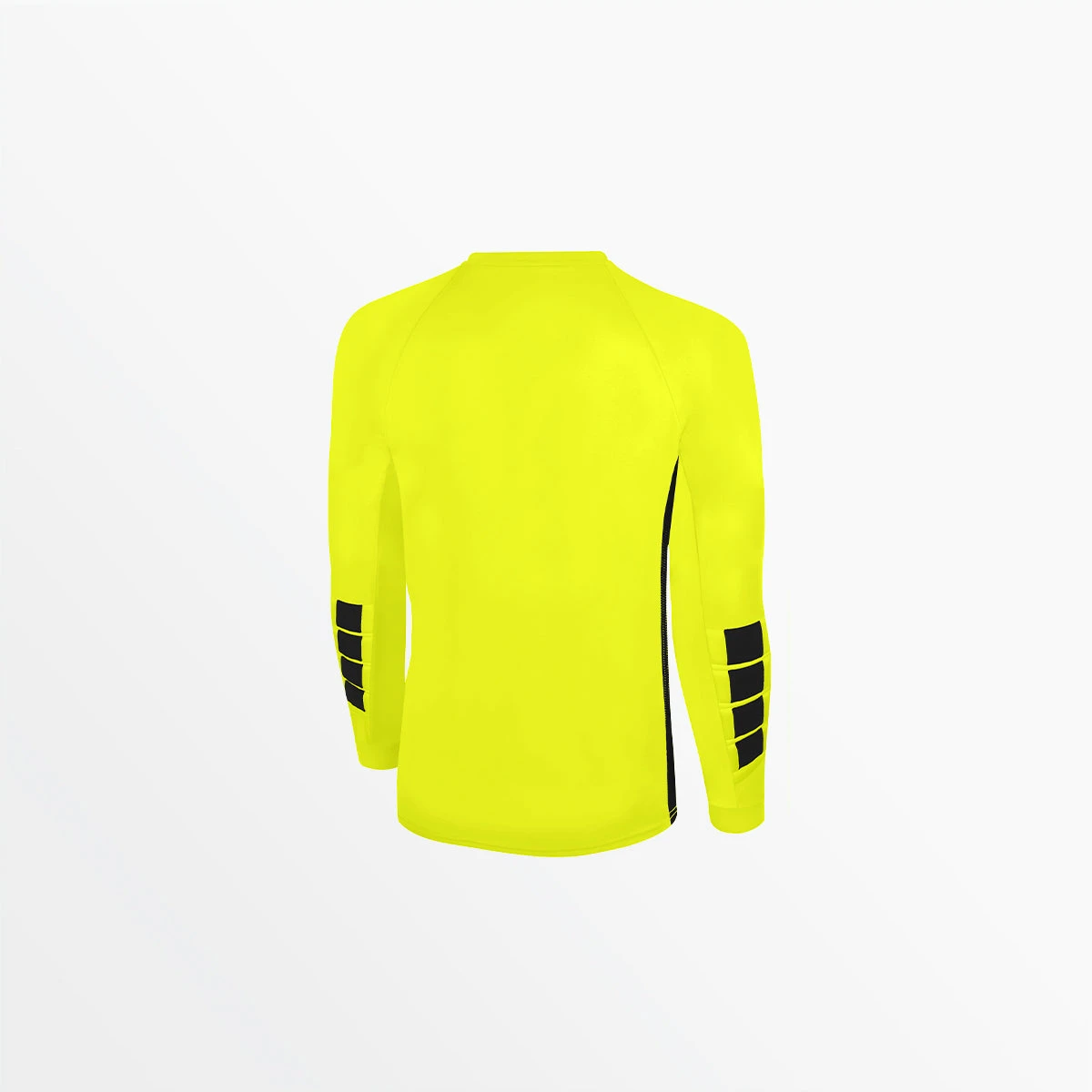 AGA-3628NEONYELLOWBLACKBK.jpg CapelliSport MEN'S MADISON STATIC LONG SLEEVE GOALKEEPER JERSEY WITH PADDING TOPS