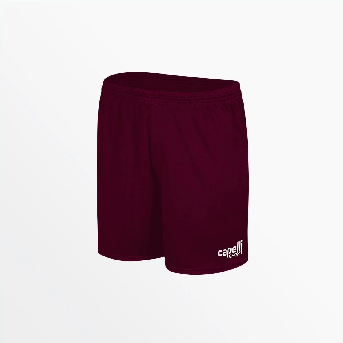 AGA-3807MAROONWHITE.jpg CapelliSport WOMEN'S CS ONE MATCH SHORTS 3" Inseam