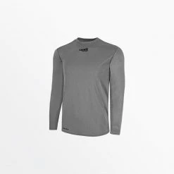 Capellisport.com YOUTH BASICS CREW NECK LONG SLEEVE POLY TEE