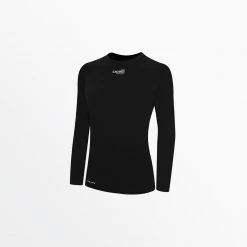 Capellisport.com WOMEN'S BASICS CREW NECK LONG SLEEVE POLY TEE TOPS