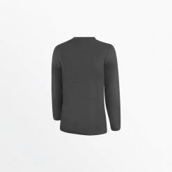 Capellisport.com WOMEN'S BASICS CREW NECK LONG SLEEVE POLY TEE TOPS