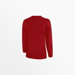 Capellisport.com WOMEN'S BASICS CREW NECK LONG SLEEVE POLY TEE TOPS