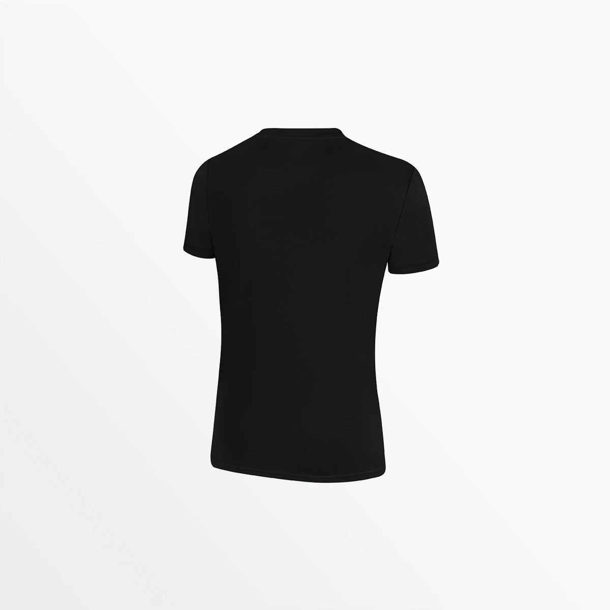 AGA-3861BLACKBK.jpg Capellisport.com WOMEN'S BASICS CREW NECK POLY TEE