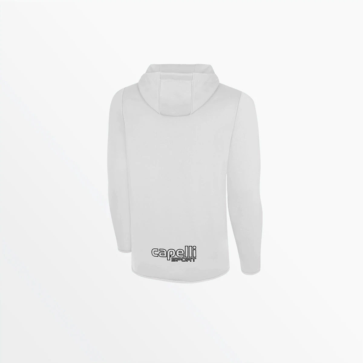 AGA-3900WHITEBLACKBK.jpg CapelliSport YOUTH BASICS I HOODED TRAINING TOP