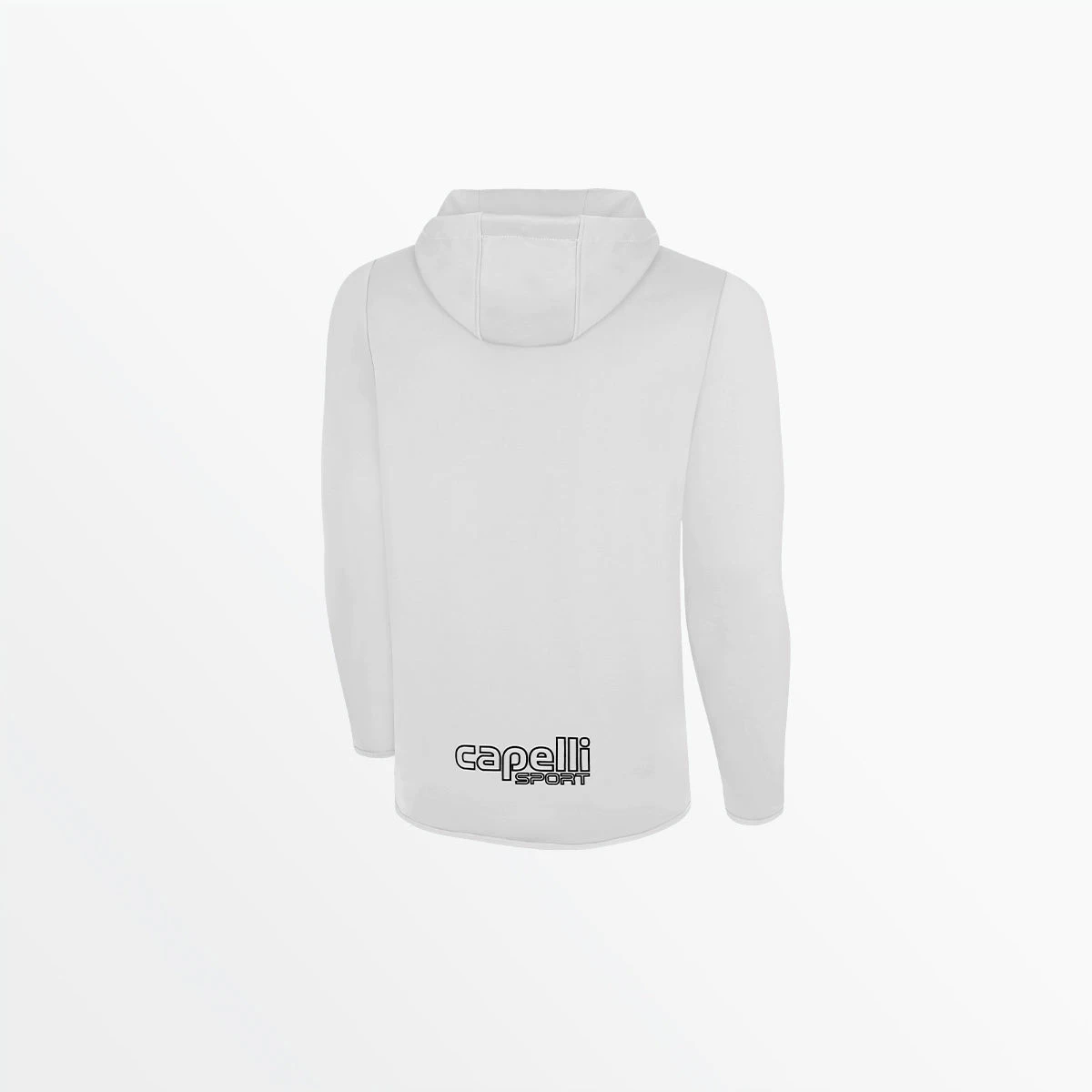 AGA-3901WHITEBLACKBK.jpg CapelliSport ADULT BASICS I HOODED TRAINING TOP