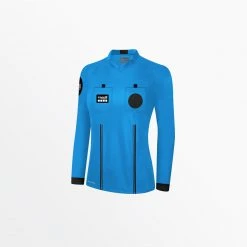 CapelliSport TOPS WOMEN'S OFFICIAL REFEREE V-NECK LONG SLEEVE JERSEY