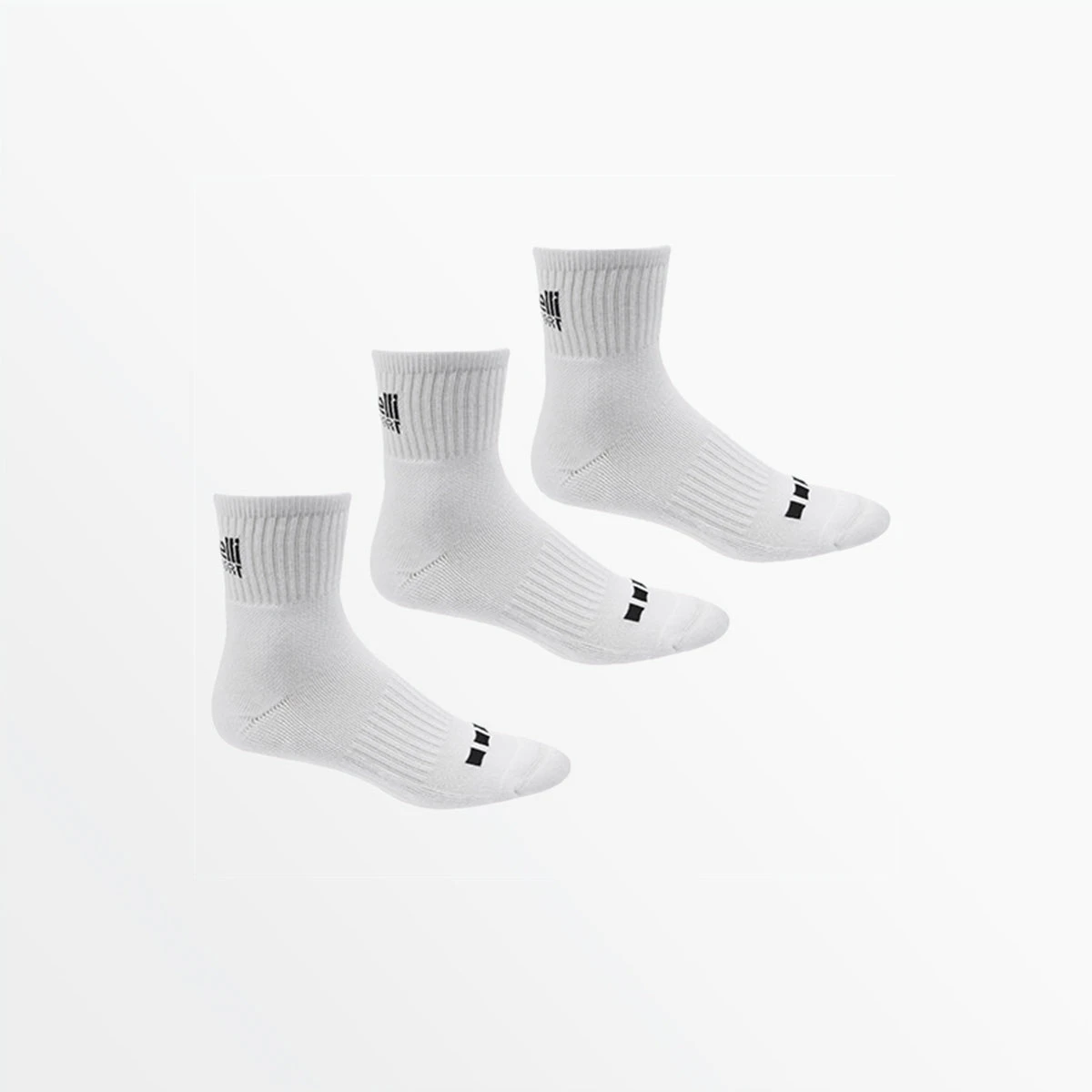 AGX-1765WHITE.jpg Capellisport.com BASICS CS-COOL LIGHTWEIGHT QUARTER TOP SOCKS