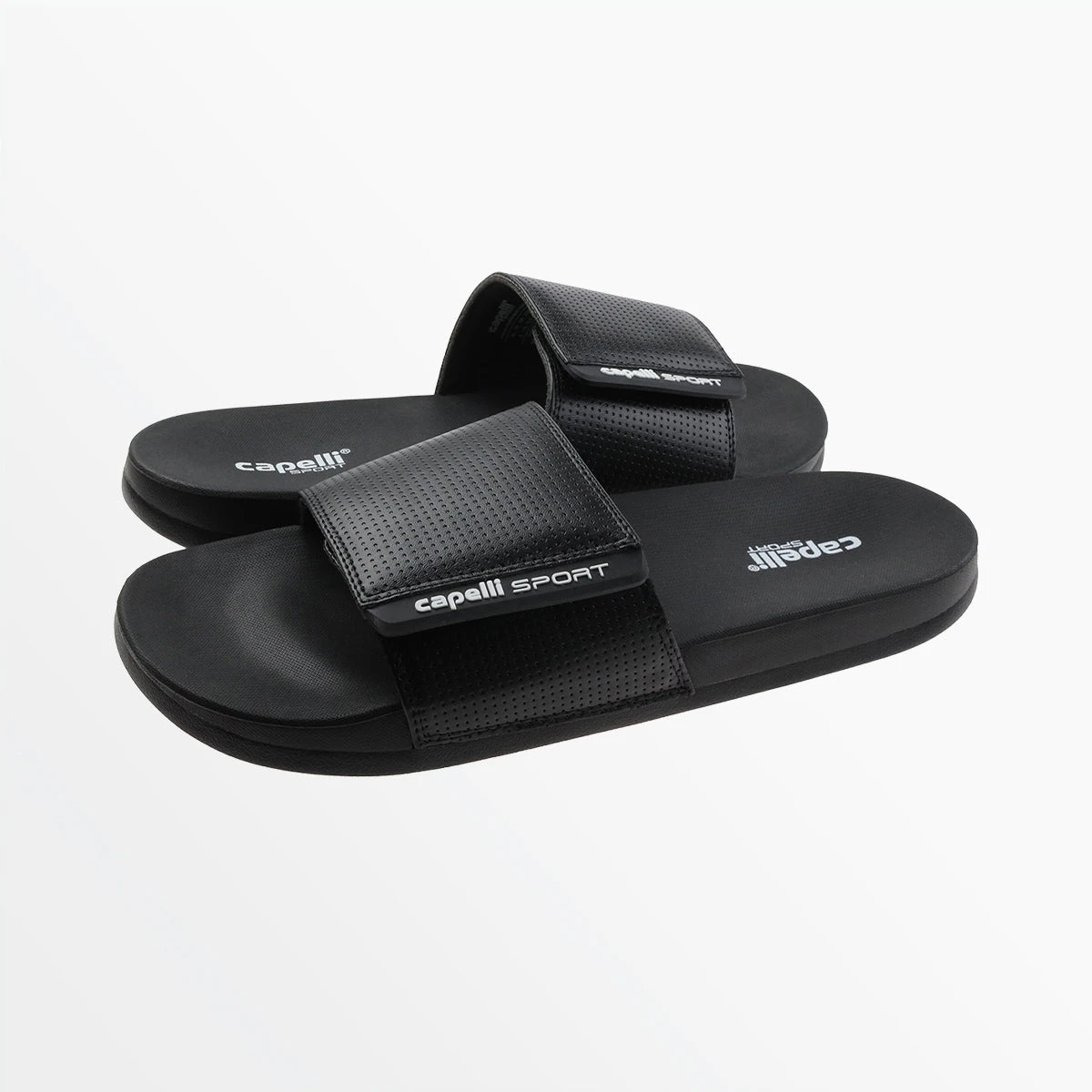 AGX-5057BLACKSET.jpg CapelliSport SHOES CS COMFORT ADJUSTABLE SLIDES