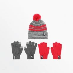 CapelliSport YOUTH STRIPED HAT & GLOVES-SET
