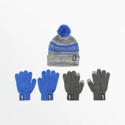 CapelliSport YOUTH STRIPED HAT & GLOVES-SET