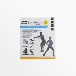 CapelliSport 5PC RESISTANCE BAND KIT FITNESS EQUIPMENT 2 CapelliSport 5PC RESISTANCE BAND KIT FITNESS EQUIPMENT